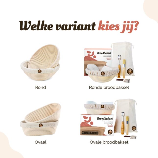 Welke van de 4 varianten rijsmandjes kies jij Welke van de 4 varianten rijsmandjes kies jij