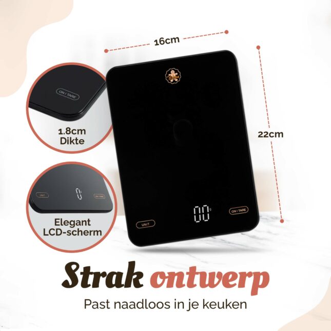 afmetingen oplaadbare keukenweegschaal afmetingen oplaadbare keukenweegschaal
