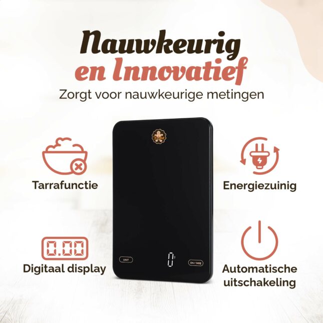 oplaadbare keukenweegschaal functies oplaadbare keukenweegschaal functies