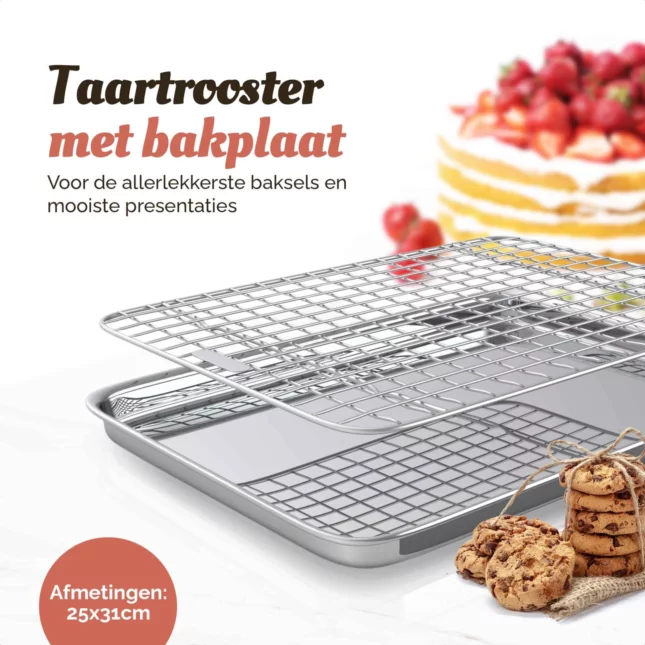 taartooster met bakplaat taartooster met bakplaat
