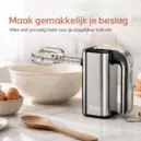 Handmixer met kom en eieren