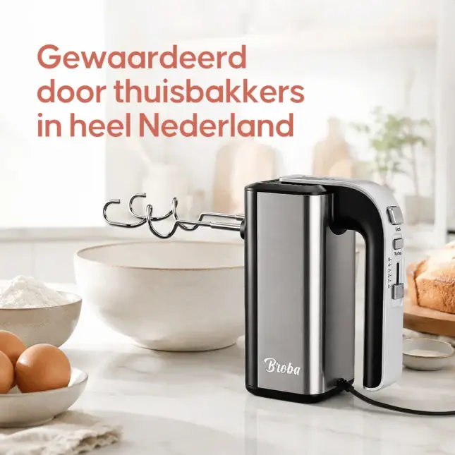 auto draft Handmixer voor thuisbakkers in Nederland