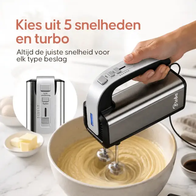 auto draft Keukenmixer met 5 snelheden