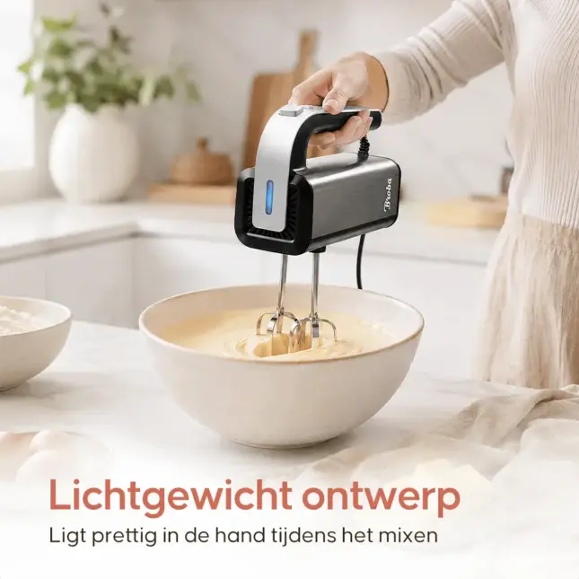 auto draft Handmixer met garde in beslag