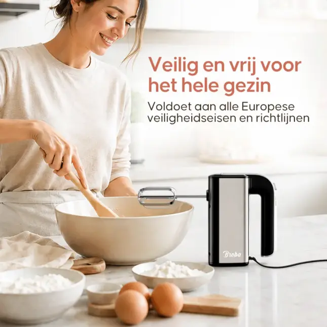 auto draft Mixer voor bakken met gezin
