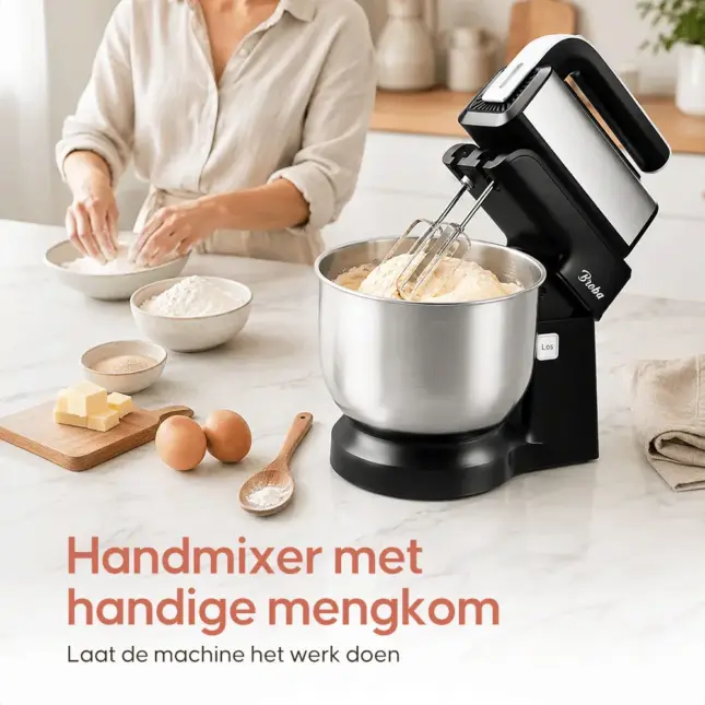 auto draft Mixer met mengkom