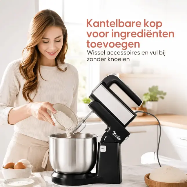 auto draft Keukenmachine met kantelbare kop
