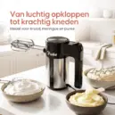 Handmixer met beslagkom en puree