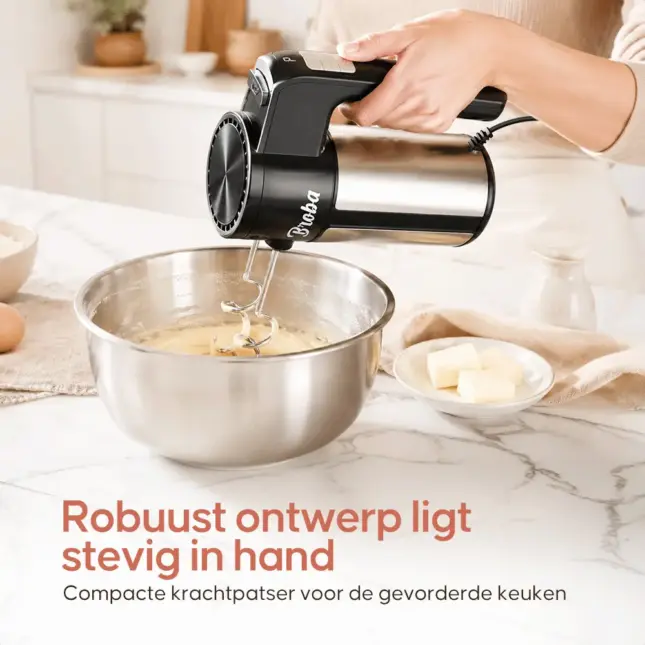 auto draft Handmixer met beslagkom
