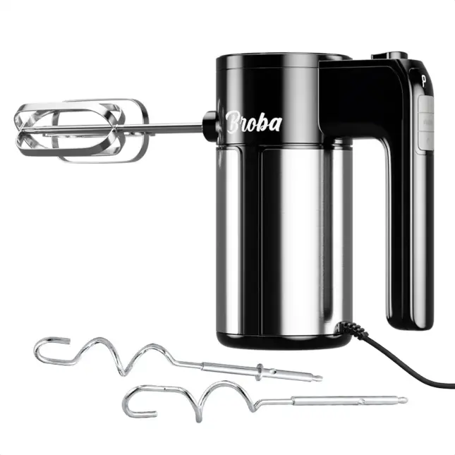 Handmixer met RVS behuizing