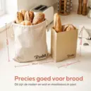 broodzak set linnen en papier