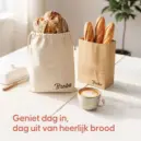 broodzak set linnen en papier