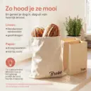 broodzak set linnen en papier