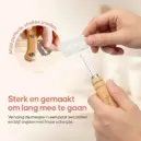 deegschraper en deegmesje set