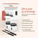 zuurdesem starter glas 2 stuks