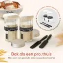zuurdesem starter glas 2 stuks