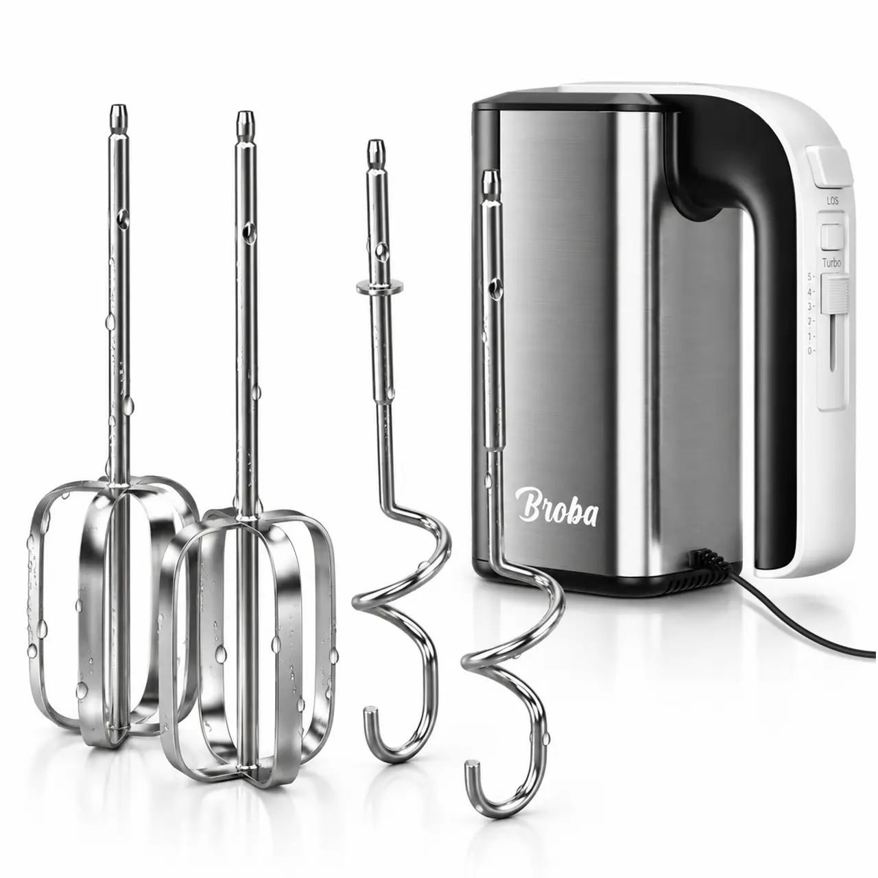 Elektrische mixer met accessoires