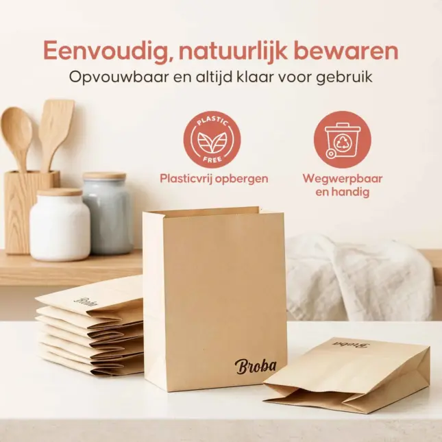 papieren broodzakken 20 stuks papieren broodzakken 20 stuks