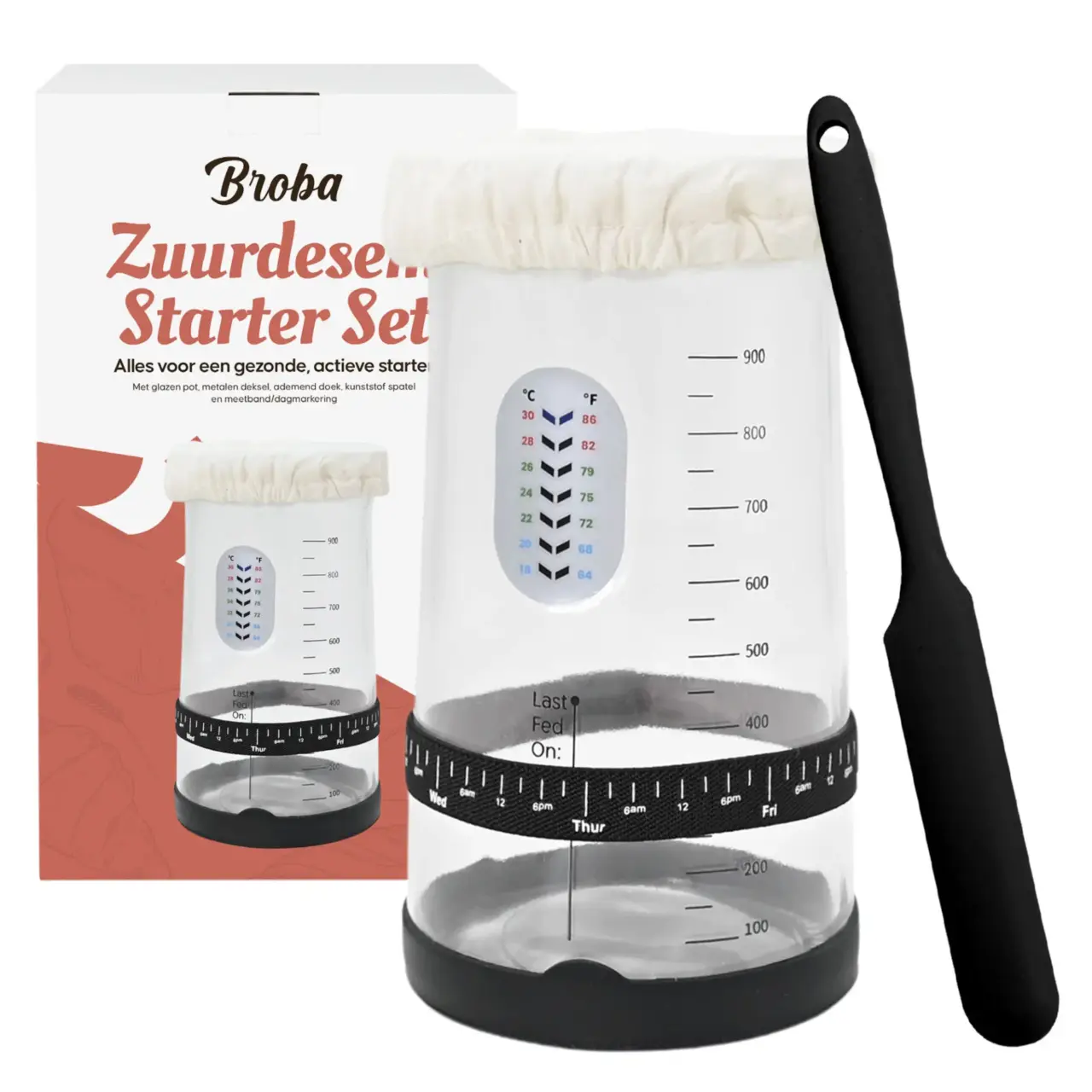 zuurdesem starter glas 2 stuks (kopie)
