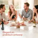 acaciahouten taartplateau met stolp