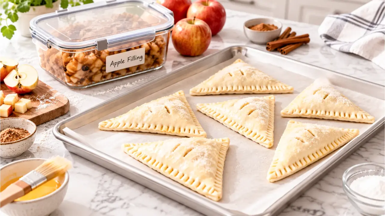 Hoe lang van tevoren kan ik appelflappen klaarmaken?