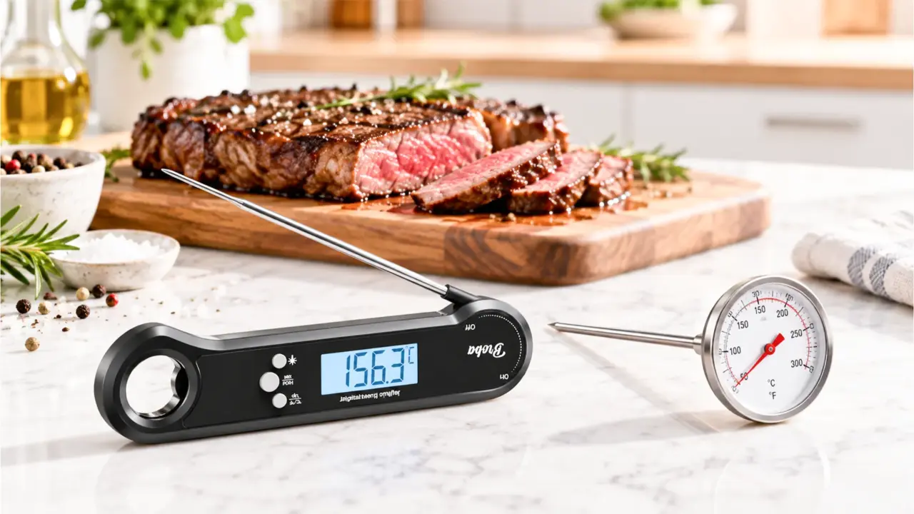 Hoe werkt een vleesthermometer van binnen?