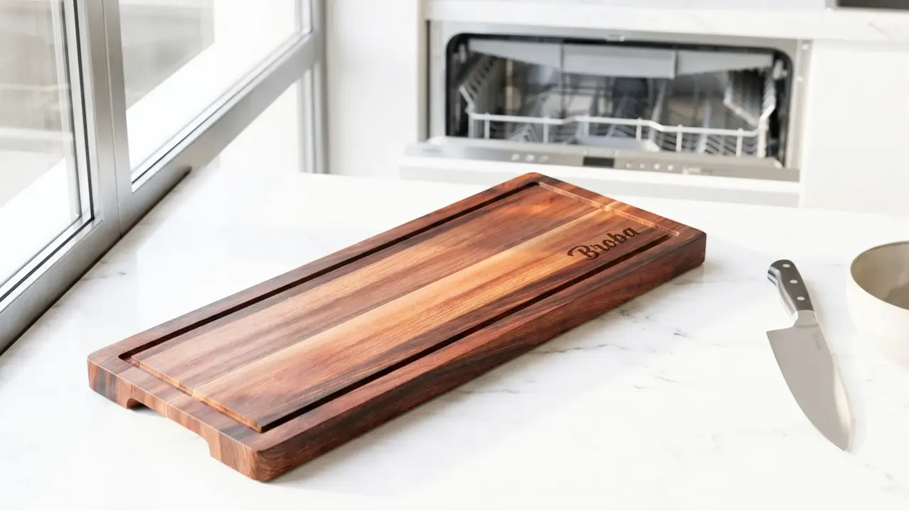 Mag een houten snijplank in de vaatwasser?