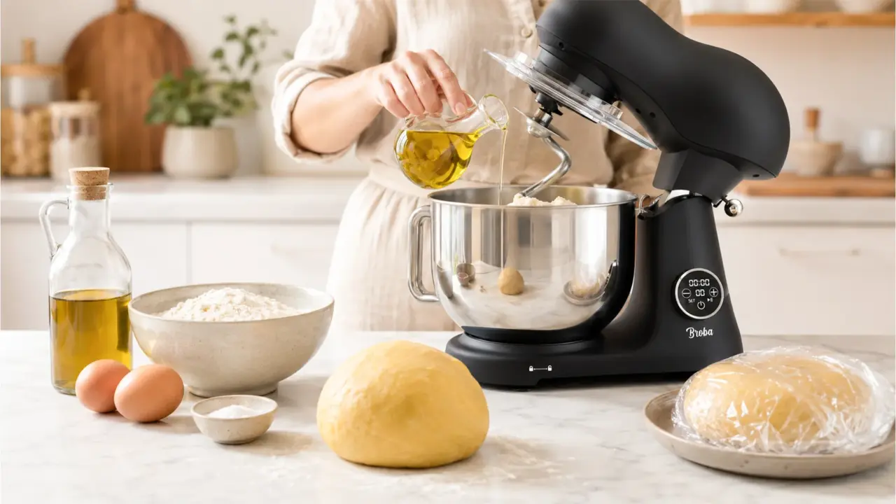 Pasta deeg maken met keukenmachine zo doe je dat Moet je zout en olie altijd toevoegen aan pastadeeg?