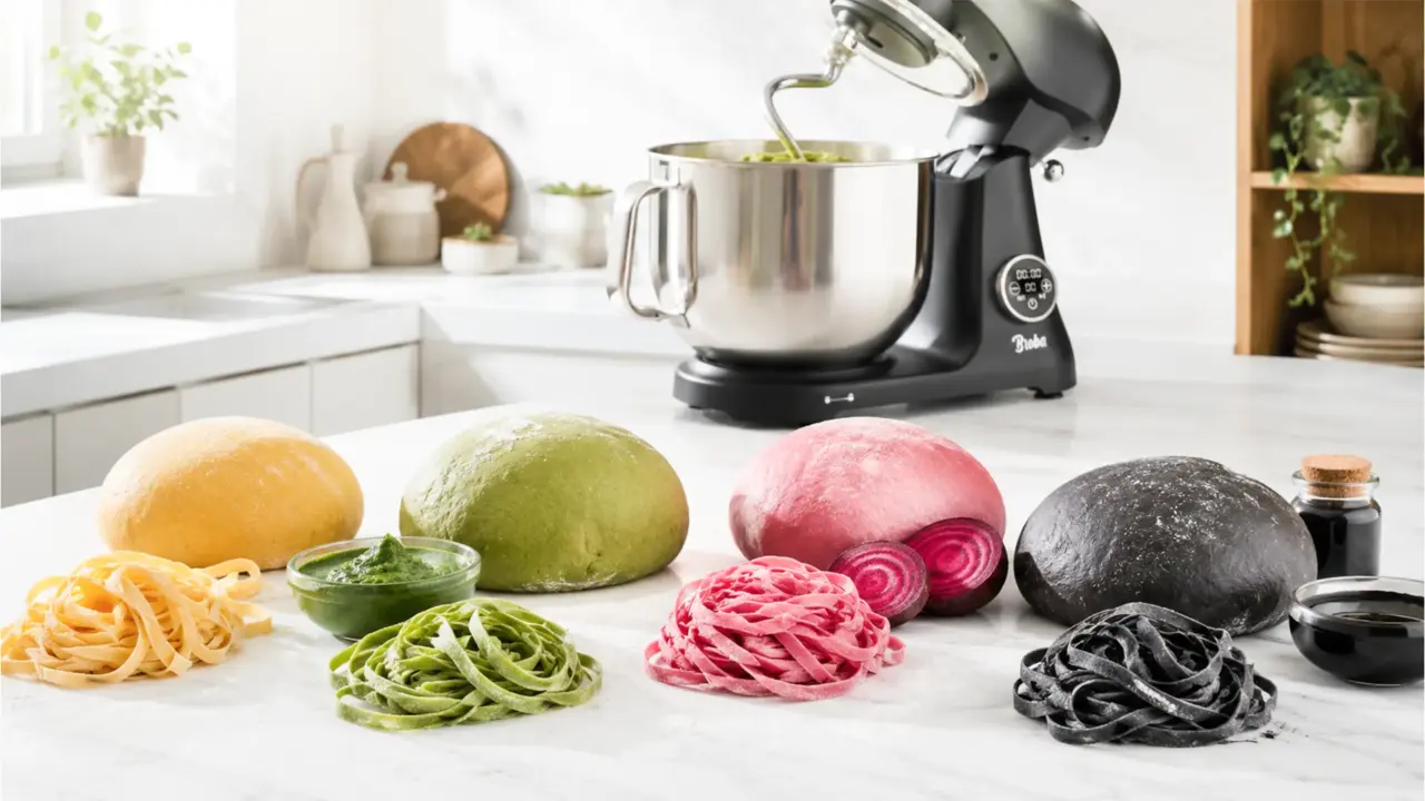 Pasta deeg maken met keukenmachine zo doe je dat Pastadeeg kleuren en smaak toevoegen