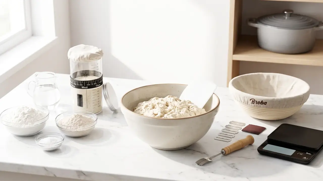 Stap voor stap zuurdesembrood maken