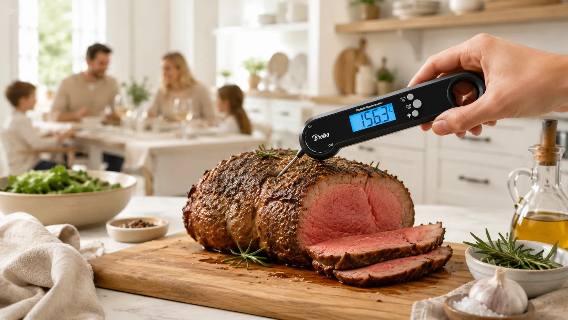 Vleesthermometers om de kerntemperatuur nauwkeurig te meten