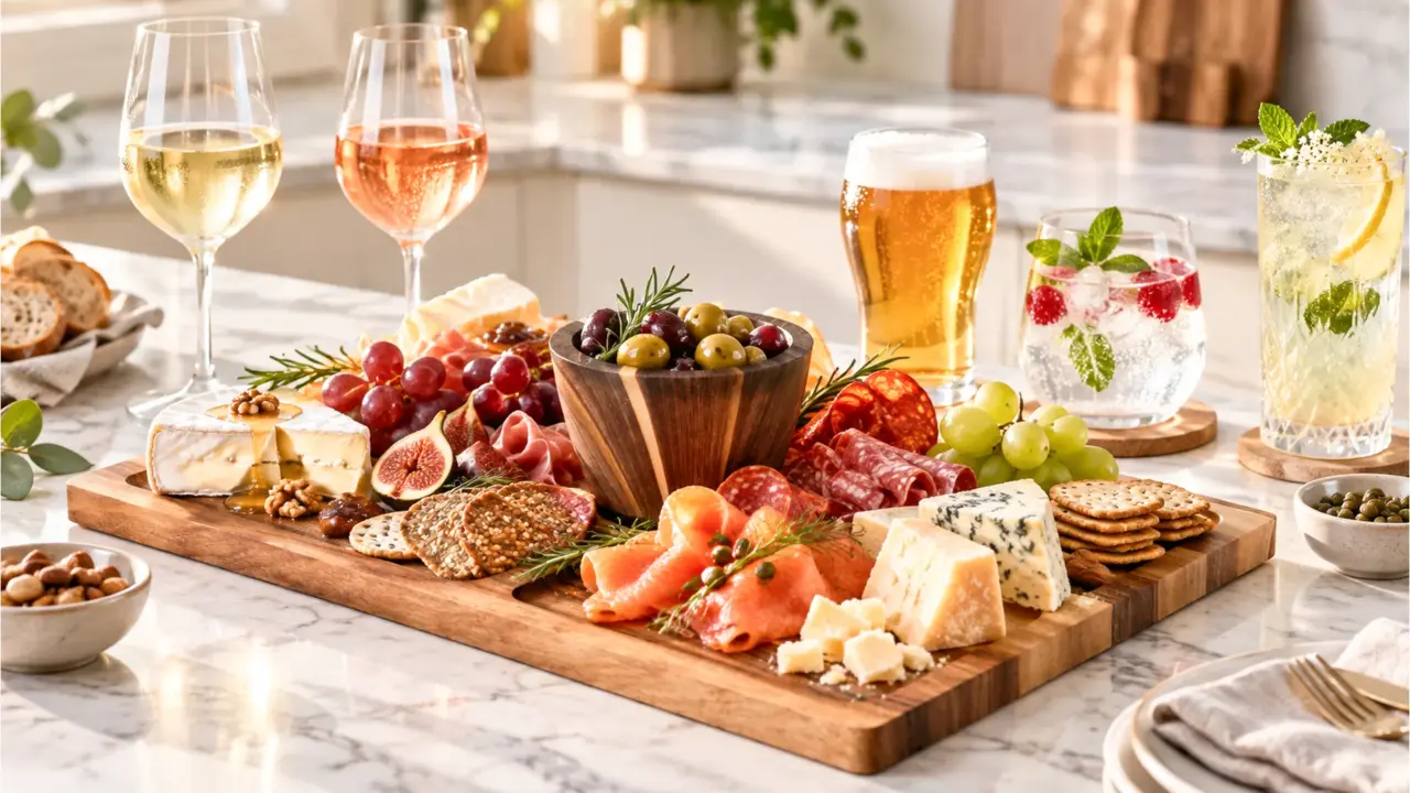 Wat drink je bij een borrelplank?